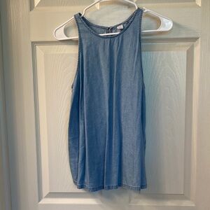 Old Navy Blue Denim Tank Top